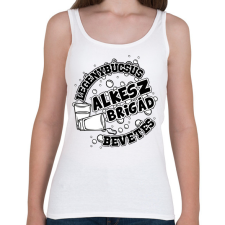 PRINTFASHION LEGÉNYBÚCSÚS ALKESZ BRIGÁD - Női atléta - Fehér női trikó