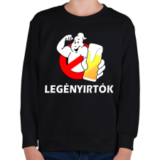 PRINTFASHION Legényirtok - Gyerek pulóver - Fekete gyerek pulóver, kardigán