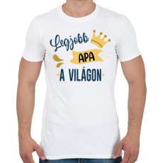 PRINTFASHION Legjobb apa a világon - Férfi póló - Fehér