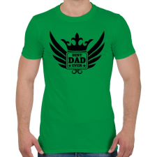 PRINTFASHION Legjobb Apa! - Férfi póló - Zöld férfi póló