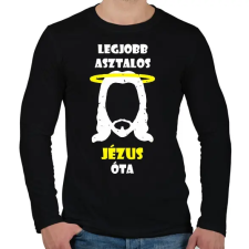 PRINTFASHION Legjobb asztalos - Férfi hosszú ujjú póló - Fekete férfi póló