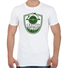 PRINTFASHION Legjobb asztalos - zöld - Férfi póló - Fehér