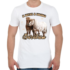 PRINTFASHION Legjobb barátaim - Férfi póló - Fehér