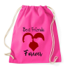 PRINTFASHION Legjobb barátok örökké (nő) - Sportzsák, Tornazsák - Fukszia