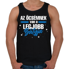 PRINTFASHION Legjobb báty - Férfi atléta - Fekete atléta, trikó