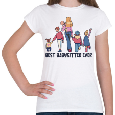 PRINTFASHION Legjobb bébiszitter - Női póló - Fehér női póló