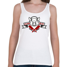 PRINTFASHION Legjobb böllér - Női atléta - Fehér