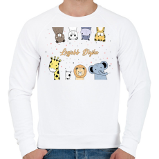 PRINTFASHION Legjobb dajka - Férfi pulóver - Fehér