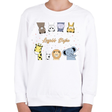 PRINTFASHION Legjobb dajka - Gyerek pulóver - Fehér