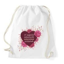 PRINTFASHION Legjobb édesanyák március - Sportzsák, Tornazsák - Fehér tornazsák