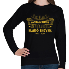 PRINTFASHION Legjobb eladó legyek - Női pulóver - Fekete