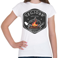 PRINTFASHION Legjobb grillező - Női póló - Fehér