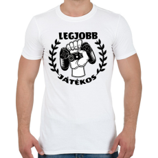 PRINTFASHION Legjobb Játékos - Férfi póló - Fehér