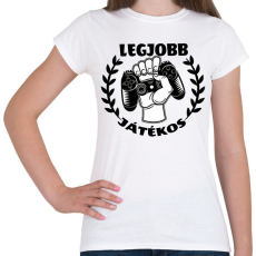 PRINTFASHION Legjobb Játékos - Női póló - Fehér