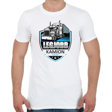 PRINTFASHION Legjobb kamionsofőr - Férfi póló - Fehér férfi póló
