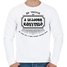 PRINTFASHION Legjobb könyvelő - bögre - Férfi pulóver - Fehér