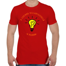 PRINTFASHION legjobb villanyszerelő - Férfi póló - Piros