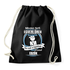 PRINTFASHION Legjobbak lesznek edzők - Sportzsák, Tornazsák - Fekete tornazsák