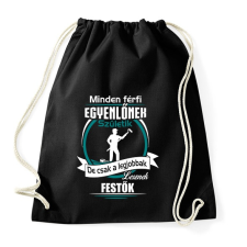 PRINTFASHION Legjobbak lesznek festők - Sportzsák, Tornazsák - Fekete tornazsák