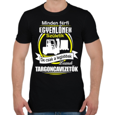 PRINTFASHION Legjobbak lesznek targoncások - Férfi póló - Fekete férfi póló