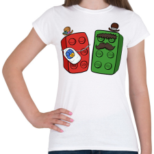 PRINTFASHION Lego család - Női póló - Fehér női póló