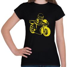 PRINTFASHION lego sárga - Női póló - Fekete női póló