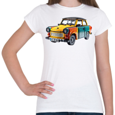 PRINTFASHION LEGO Trabant - Retro autó - Női póló - Fehér női póló