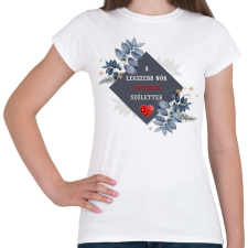 PRINTFASHION Legszebb nők április - Női póló - Fehér női póló