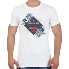 PRINTFASHION Legszebb nők március - Férfi póló - Fehér