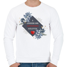 PRINTFASHION Legszebb nők szeptember - Férfi pulóver - Fehér férfi pulóver, kardigán