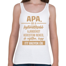 PRINTFASHION Legtökéletesebb ajándék - Női atléta - Fehér