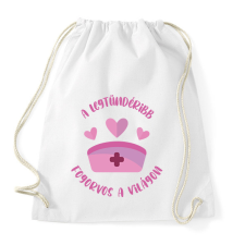 PRINTFASHION Legtündéribb fogorvos - Sportzsák, Tornazsák - Fehér tornazsák