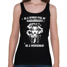 PRINTFASHION Légy Wednesday - Női atléta - Fekete női trikó