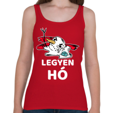 PRINTFASHION LEGYEN HÓ - Női atléta - Cseresznyepiros női trikó