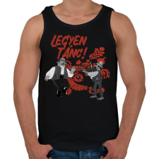 PRINTFASHION Legyen tánc! - Férfi atléta - Fekete atléta, trikó