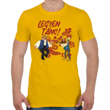 PRINTFASHION Legyen Tánc! - Férfi póló - Sárga férfi póló