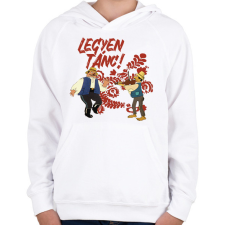 PRINTFASHION Legyen Tánc! - Gyerek kapucnis pulóver - Fehér gyerek pulóver, kardigán