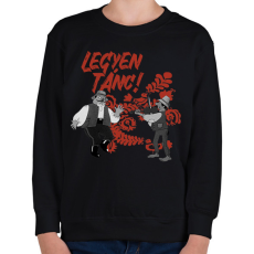 PRINTFASHION Legyen tánc! - Gyerek pulóver - Fekete