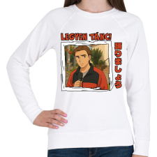 PRINTFASHION Legyen tánc mém - Női pulóver - Fehér női pulóver, kardigán