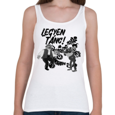 PRINTFASHION Legyen tánc! - Női atléta - Fehér