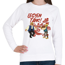 PRINTFASHION Legyen Tánc! - Női pulóver - Fehér