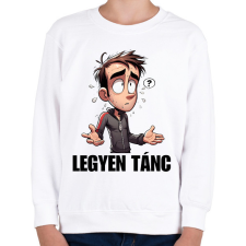 PRINTFASHION Legyen tánc - vicces mém karikatúra - Gyerek pulóver - Fehér gyerek pulóver, kardigán