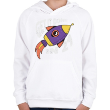 PRINTFASHION Legyen végre - Get it done 2021 - Gyerek kapucnis pulóver - Fehér gyerek pulóver, kardigán