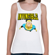 PRINTFASHION Legyőzhetetlen - Női atléta - Fehér női trikó
