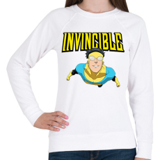 PRINTFASHION Legyőzhetetlen - Női pulóver - Fehér
