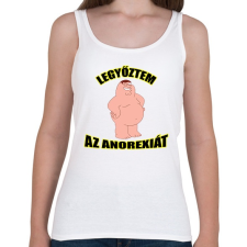 PRINTFASHION Legyőztem az anorexiát - Női atléta - Fehér női trikó