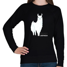 PRINTFASHION Leköplek Alpaka - Női pulóver - Fekete