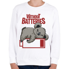 PRINTFASHION Lemerülve - koala - Gyerek pulóver - Fehér gyerek pulóver, kardigán