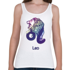 PRINTFASHION Leo színes - Női atléta - Fehér