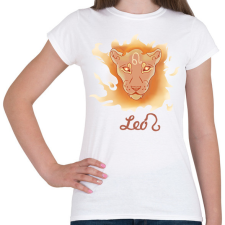 PRINTFASHION Leo zodiac - Női póló - Fehér női póló